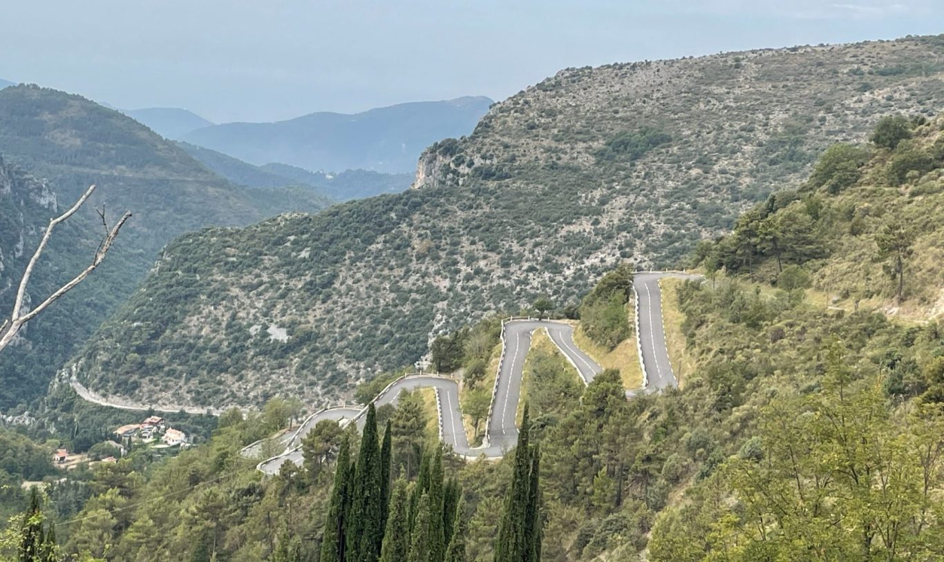 Provencal setting of the Col de Braus Provencal setting of the Col de Braus