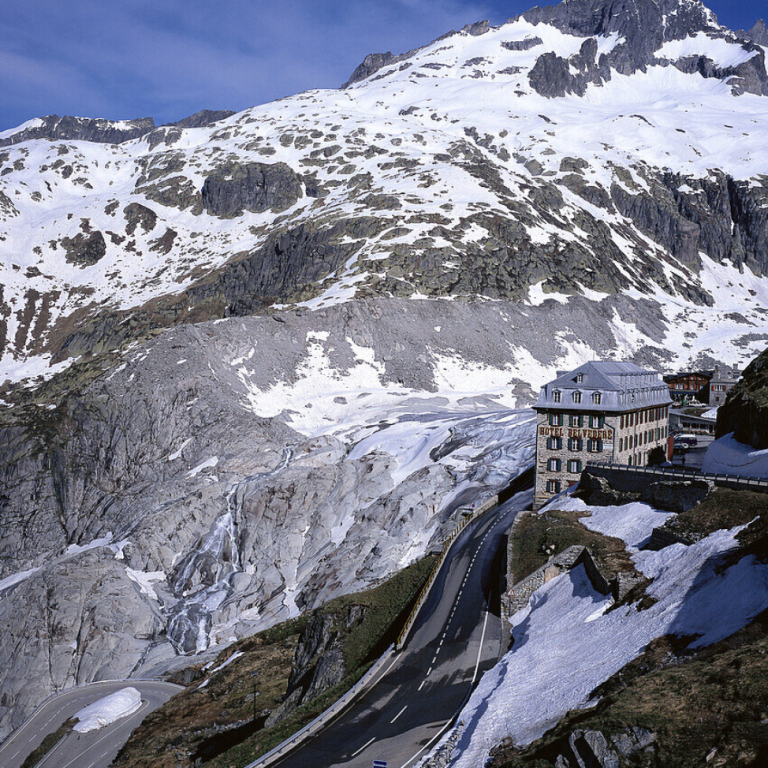 Hotel Belvedere on the Furka Pass road - 2020s